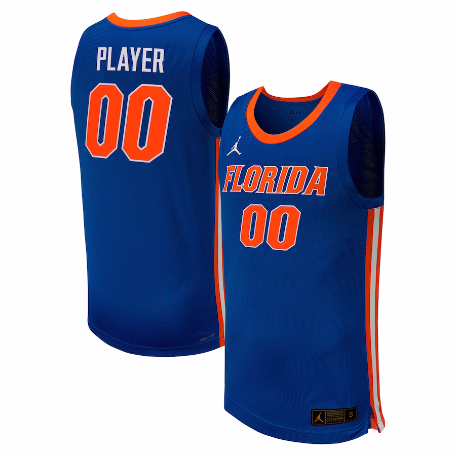 Florida Gators Jordan Brand Unisex NIL Pick-A-Player Women's Basketball Jersey - Royal - Jersey