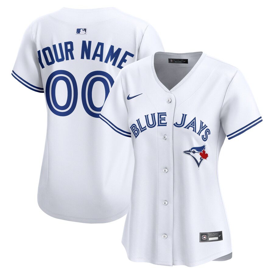 Women's Toronto Blue Jays Nike White Home Limited Custom Jersey - Jersey