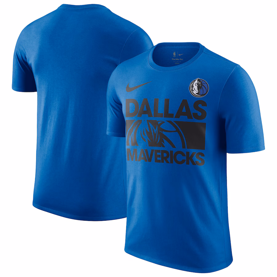 Men's Dallas Mavericks Nike Royal Courtside This Is Our Year T-Shirt - Jersey