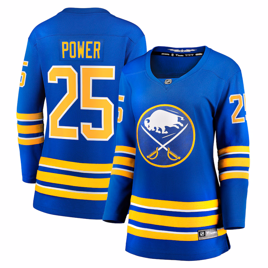 Women's Buffalo Sabres Owen Power Fanatics Royal Home Breakaway Player Jersey - Jersey