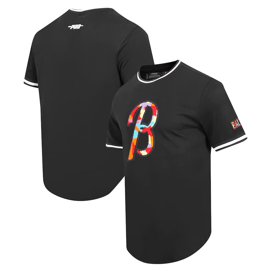 Men's Baltimore Orioles Pro Standard Black City Connect T-Shirt - Jersey