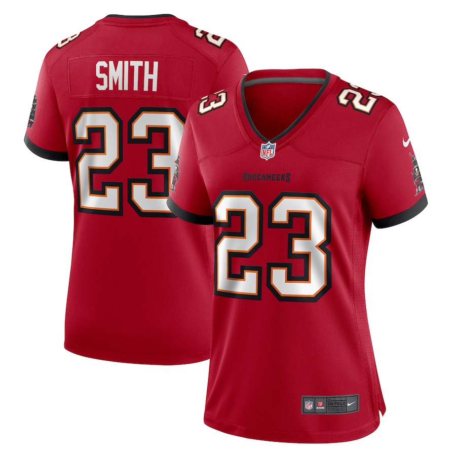 Women's Tampa Bay Buccaneers Tykee Smith Nike Red Team Game Jersey - Jersey