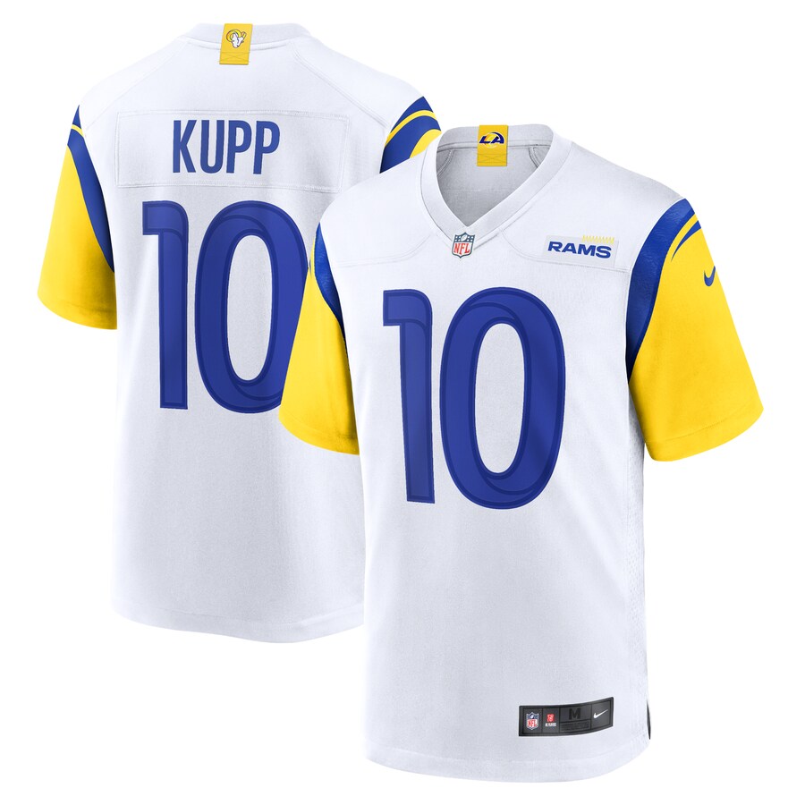 Men's Los Angeles Rams Cooper Kupp Nike White Alternate Player Game Jersey - Jersey