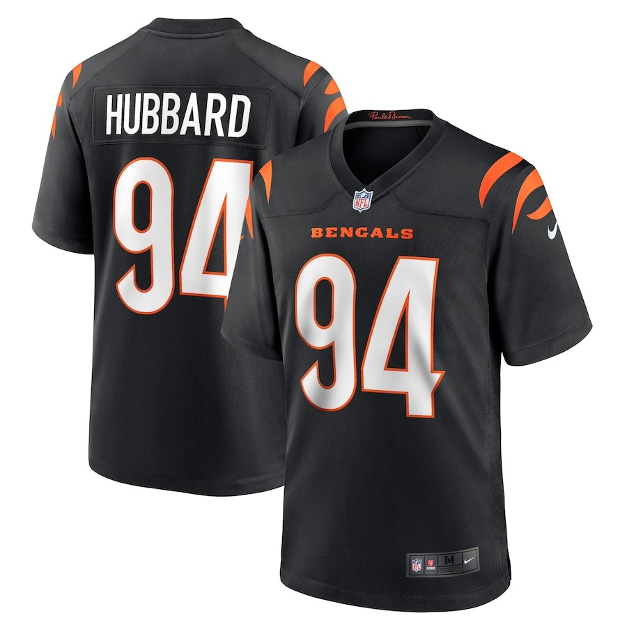 Men's Cincinnati Bengals Sam Hubbard Nike Black Player Game Jersey - Jersey