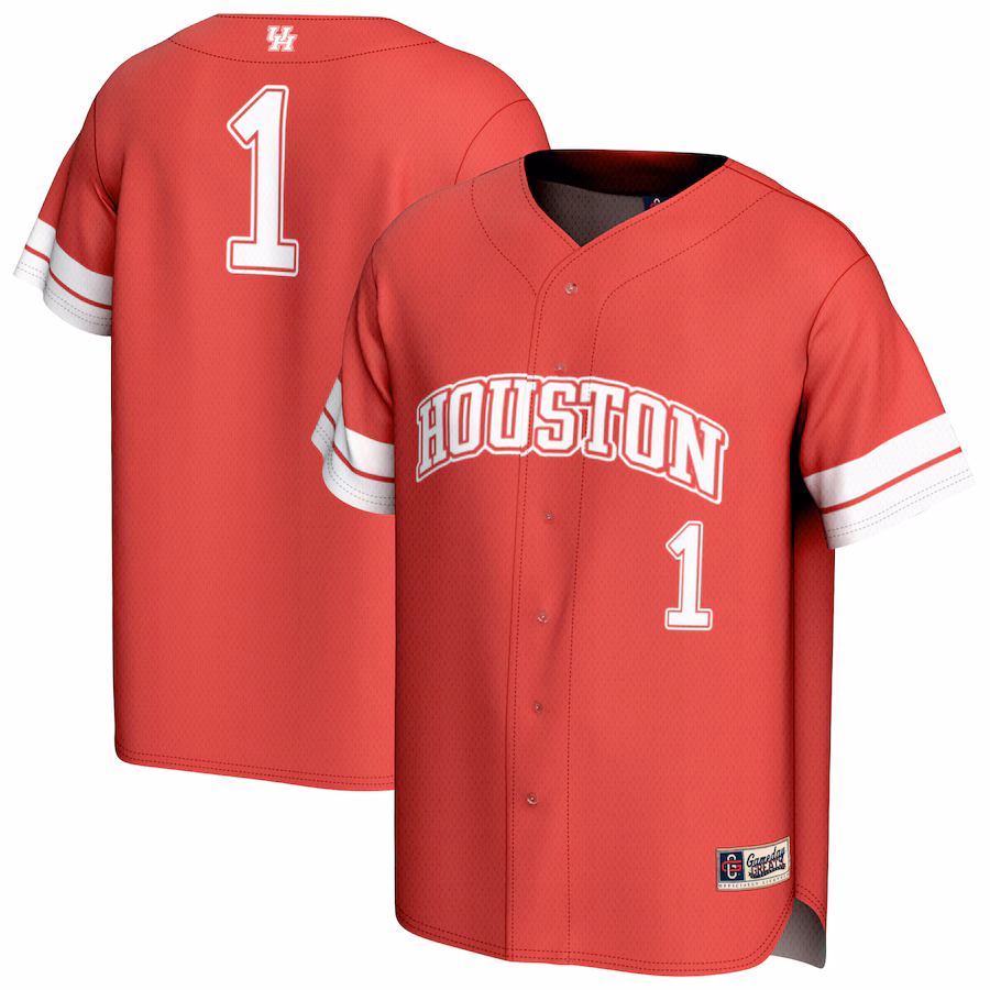Youth GameDay Greats Red Houston Cougars Collegiate Baseball Fashion Jersey - Jersey