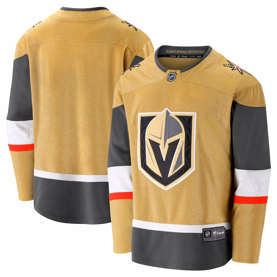 Men's Vegas Golden Knights Fanatics Gold Home Breakaway Jersey - Jersey