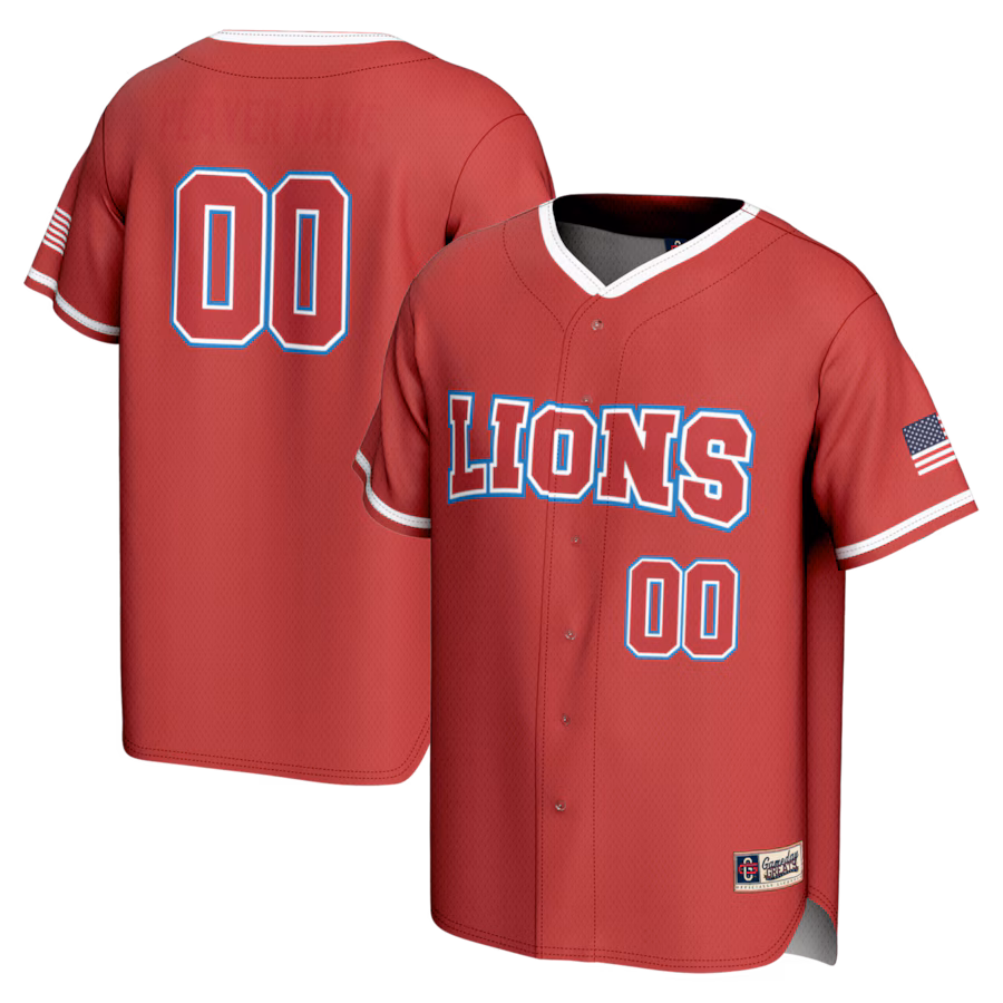 Loyola Marymount Lions GameDay Greats NIL Pick-A-Player Lightweight Baseball Jersey - Red - Jersey