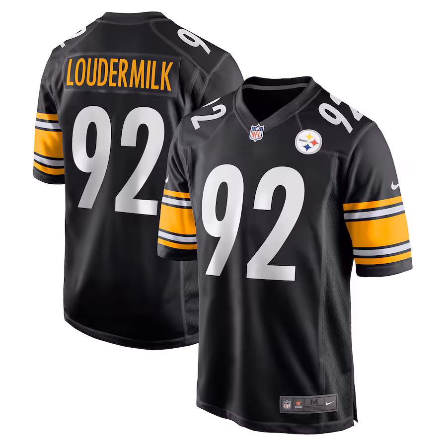 Men's Pittsburgh Steelers Isaiahh Loudermilk Nike Black Game Jersey - Jersey