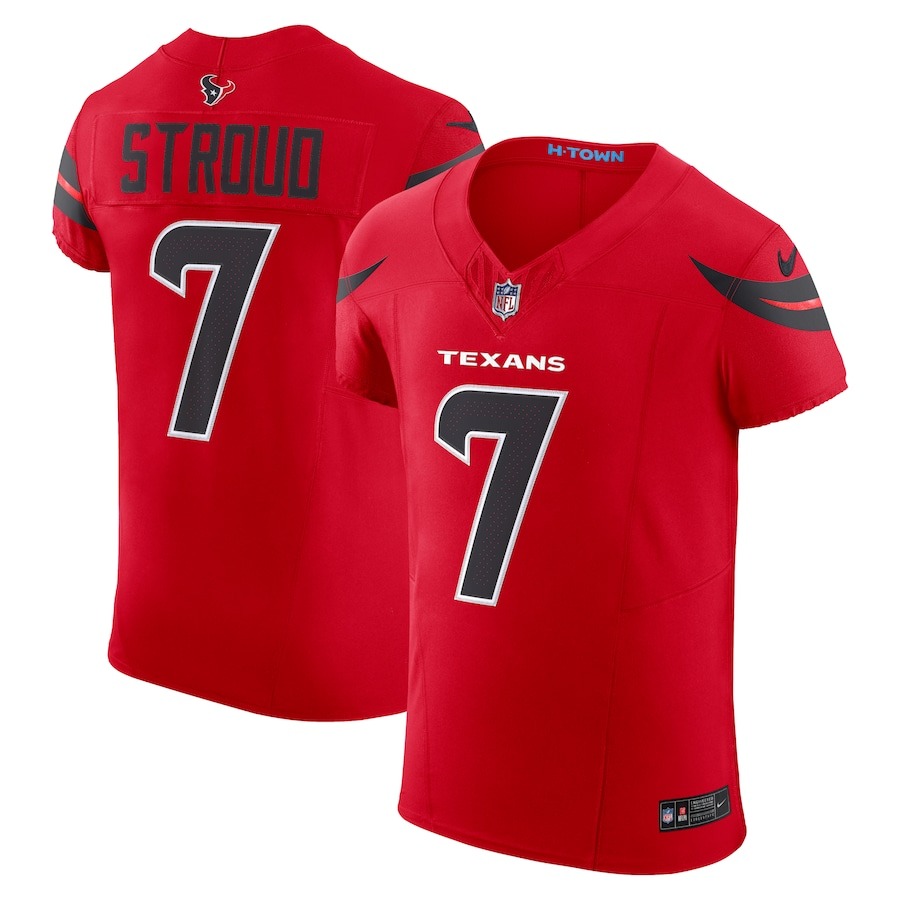 Men's Houston Texans C.J. Stroud Nike Red Alternate Vapor F.U.S.E. Elite Jersey - Jersey