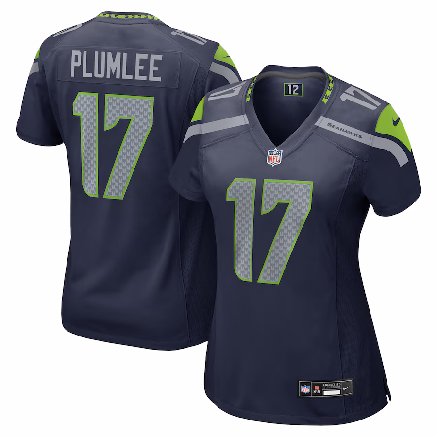 Women's Seattle Seahawks John Rhys Plumlee Nike College Navy Team Game Jersey - Jersey