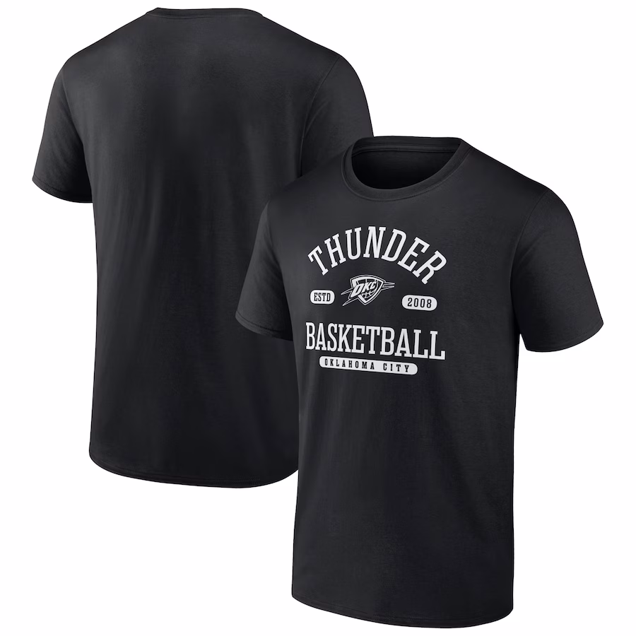 Men's Oklahoma City Thunder  Black Danger Zone T-Shirt - Jersey