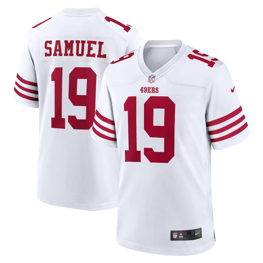 Men's San Francisco 49ers Deebo Samuel Nike White Player Game Jersey - Jersey
