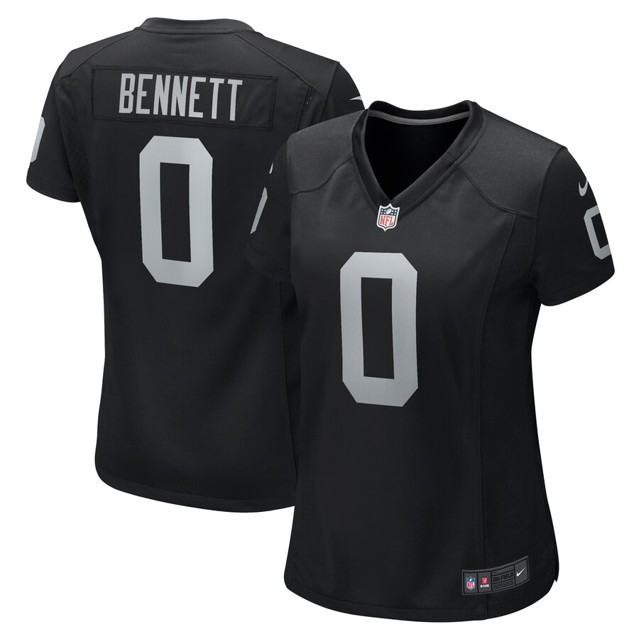 Women's Las Vegas Raiders Jakorian Bennett Nike  Black Team Game Jersey - Jersey