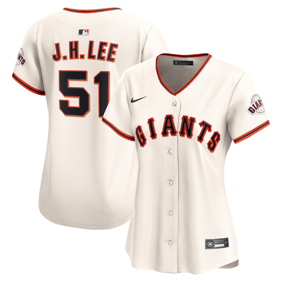 Women's San Francisco Giants Jung Hoo Lee Nike Cream Home Limited Jersey - Jersey
