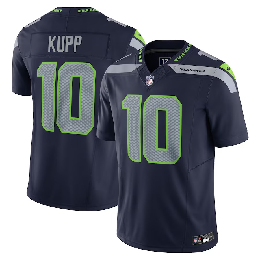 Men's Seattle Seahawks Cooper Kupp Nike College Navy Team Vapor F.U.S.E. Limited Jersey - Jersey