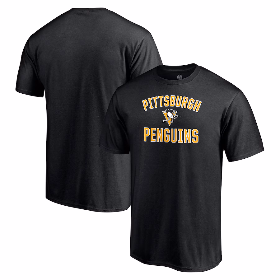 Men's Pittsburgh Penguins Black Victory Arch T-Shirt - Jersey