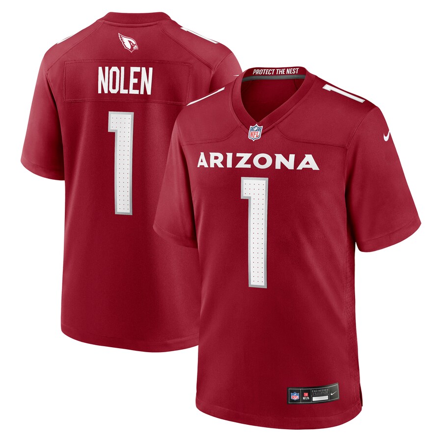Men's Arizona Cardinals Walter Nolen Nike Cardinal 2025 NFL Draft First Round Pick Game Jersey - Jersey