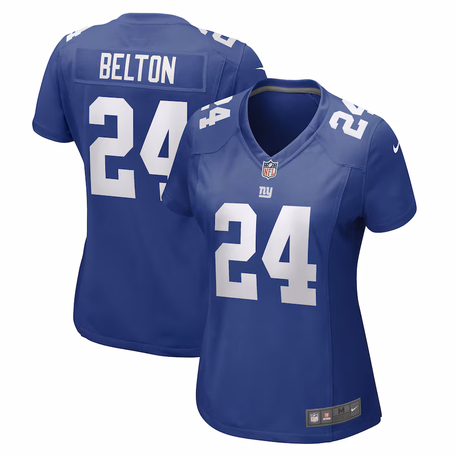 Women's New York Giants Dane Belton Nike Royal Game Player Jersey - Jersey