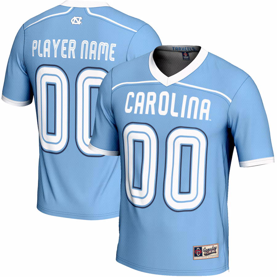 North Carolina Tar Heels GameDay Greats NIL Pick-A-Player Lightweight Lacrosse Jersey - Carolina Blue - Jersey