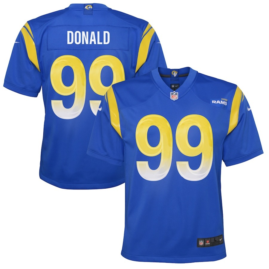Youth Los Angeles Rams Aaron Donald Nike Royal Game Jersey - Jersey