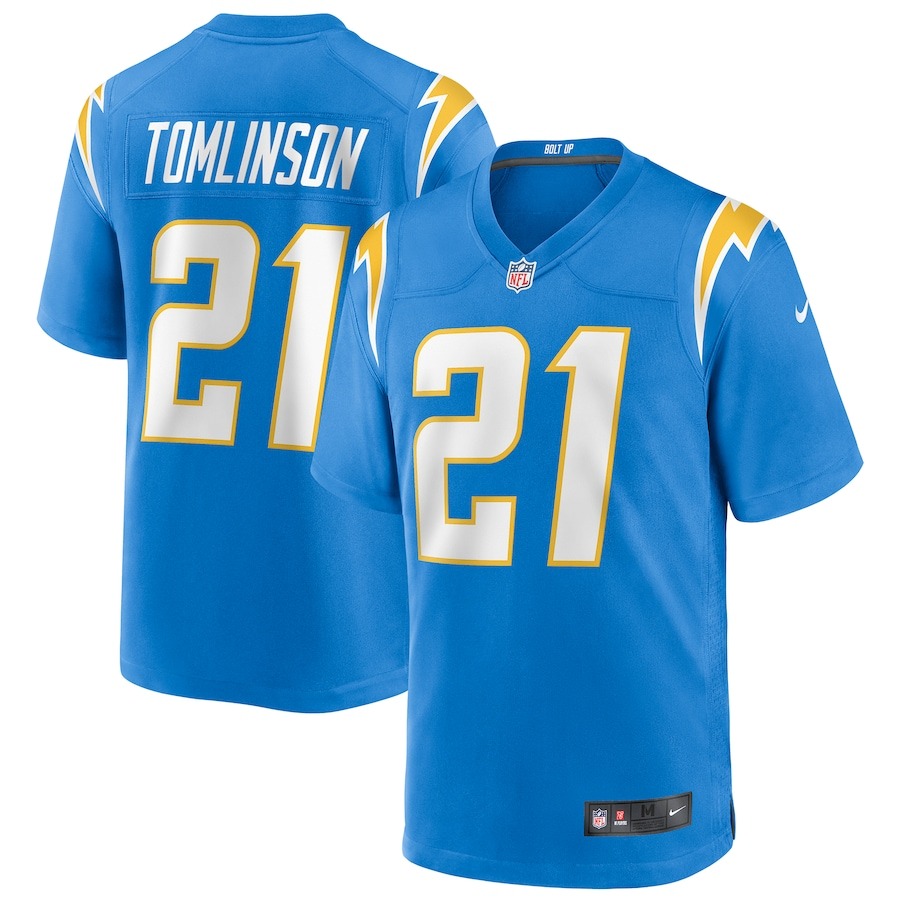 Men's Los Angeles Chargers LaDainian Tomlinson Nike Powder Blue Game Retired Player Jersey - Jersey