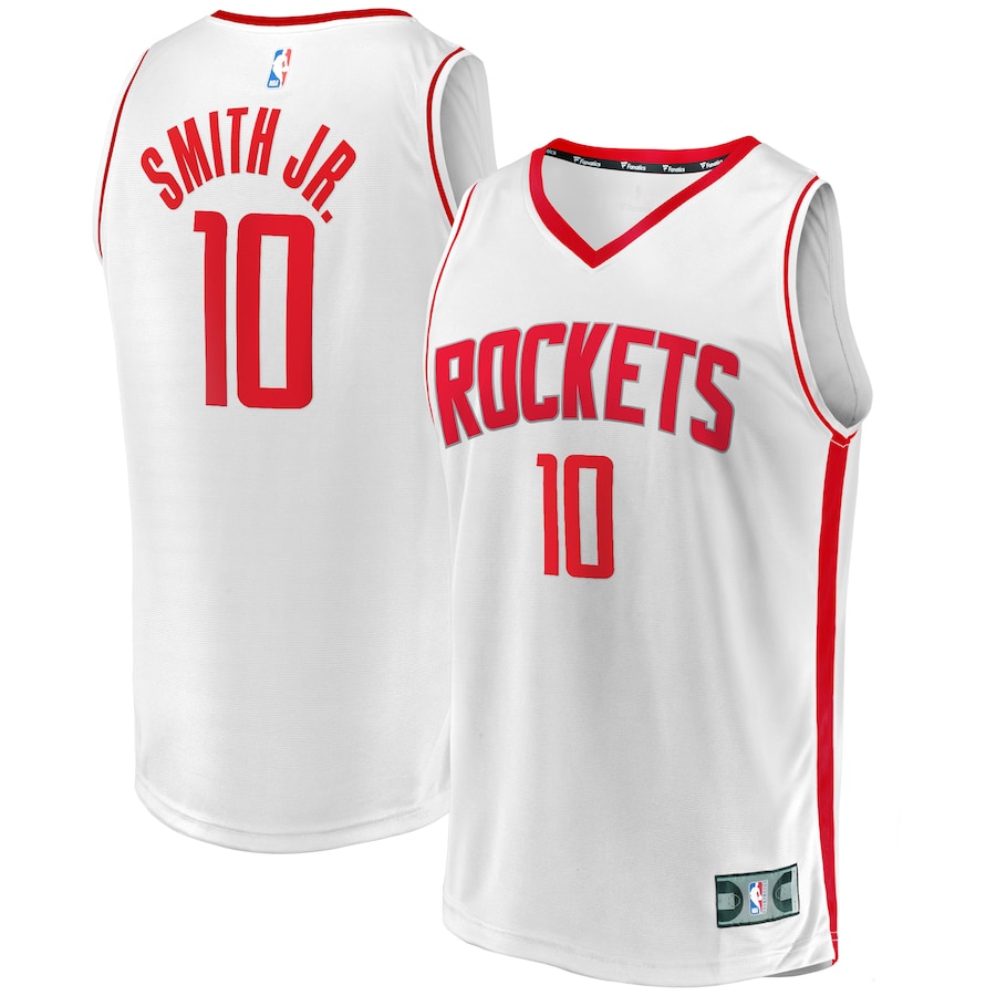 Youth Houston Rockets Jabari Smith Jr. Fanatics White Fast Break Replica Player Jersey - Association Edition - Jersey