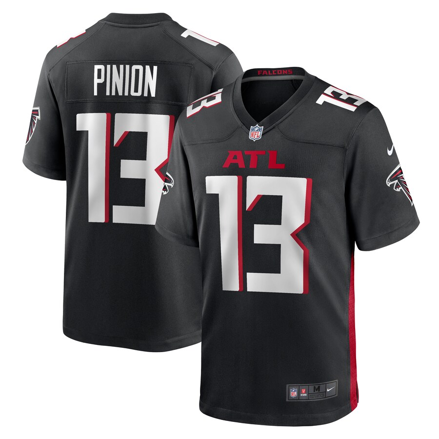 Men's Atlanta Falcons Bradley Pinion Nike Black Game Player Jersey - Jersey