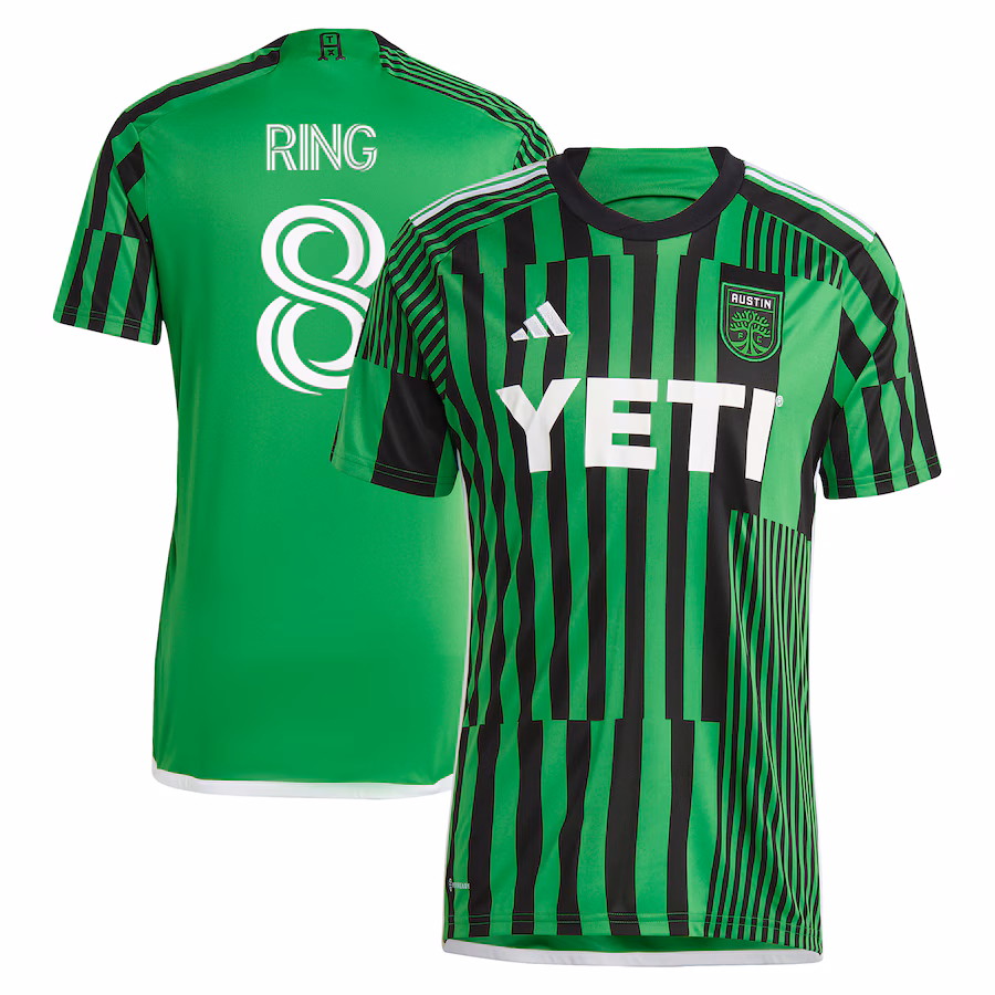Men's Austin FC Alexander Ring adidas Green 2024 Las Voces Kit Replica Player Jersey - Jersey
