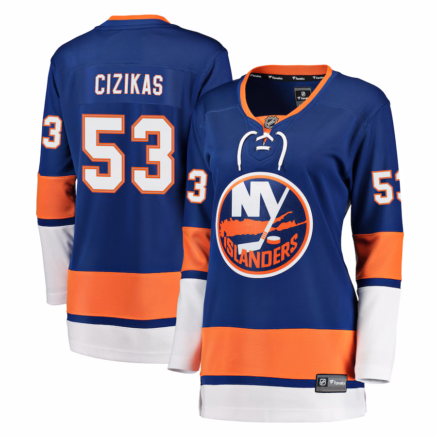 Women's New York Islanders Casey Cizikas Fanatics Royal Breakaway Player Jersey - Jersey