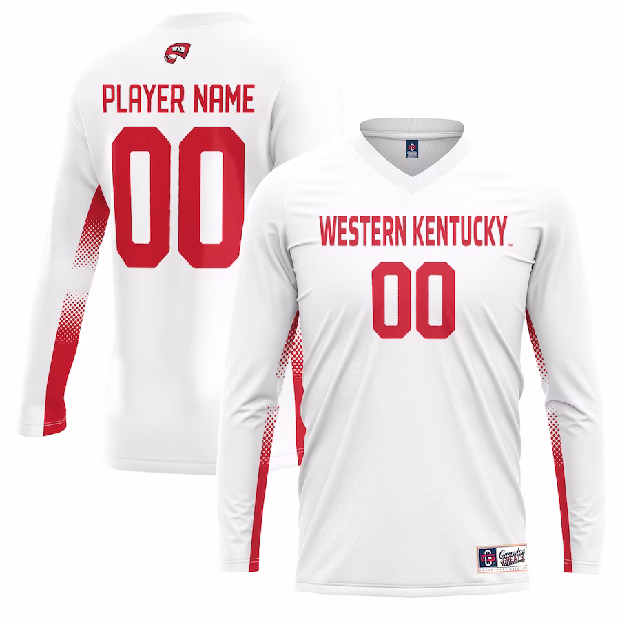 Western Kentucky Hilltoppers GameDay Greats Unisex NIL Lightweight Volleyball Jersey - White - Jersey