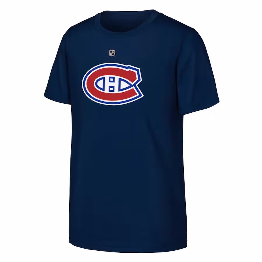Youth Montreal Canadiens Navy Primary Logo T-Shirt - Jersey