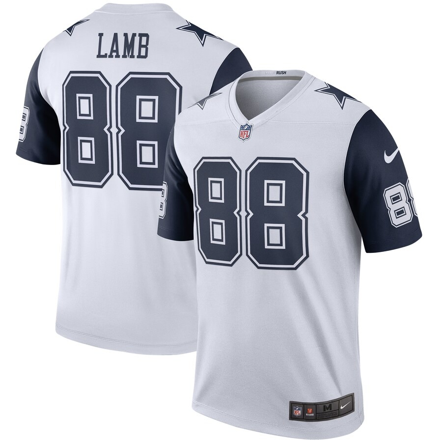 Men's Dallas Cowboys CeeDee Lamb Nike White Legend Player Performance Top - Jersey