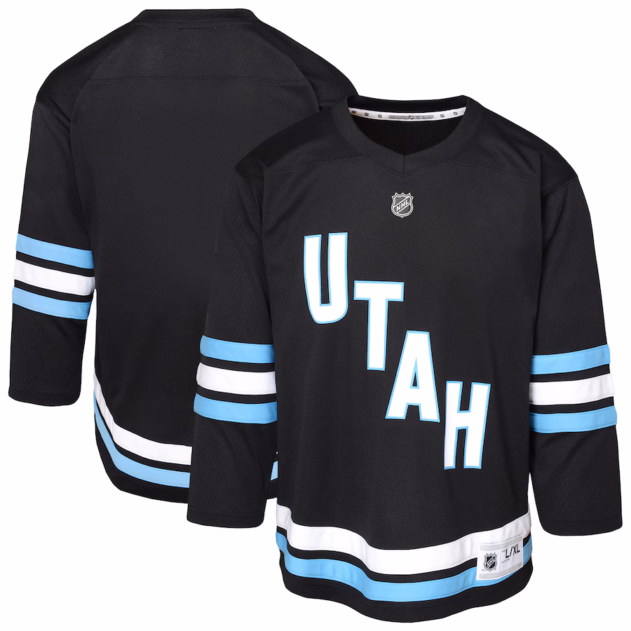 Youth Utah Hockey Club Black Replica Jersey - Jersey