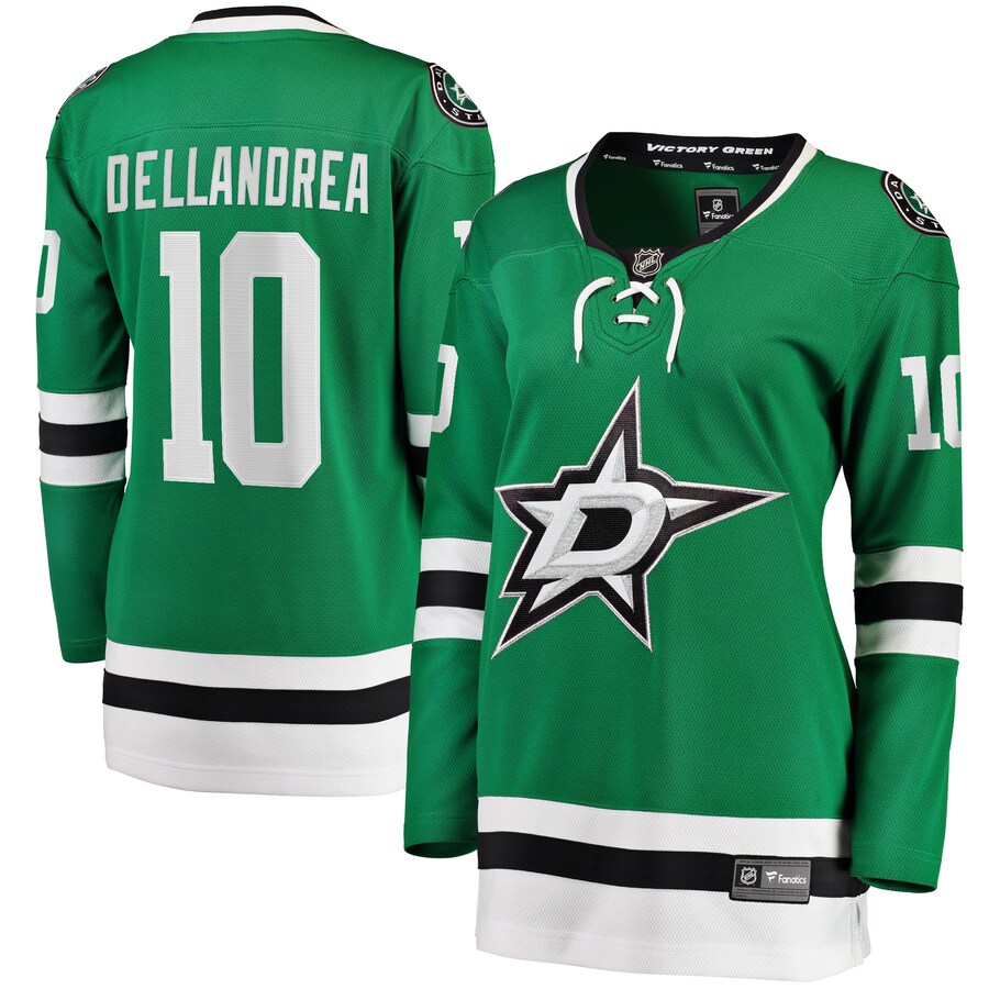 Women's Dallas Stars Ty Dellandrea Fanatics Branded Kelly Green Home Breakaway Player Jersey - Jersey