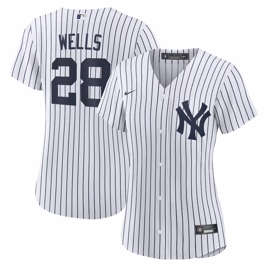 Women's New York Yankees Austin Wells Nike White Home Replica Jersey - Jersey