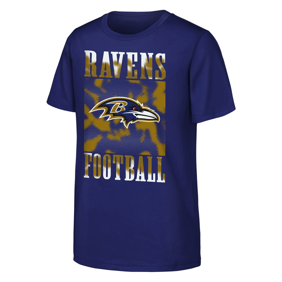 Youth Baltimore Ravens  Purple Garage Hero T-Shirt - Jersey