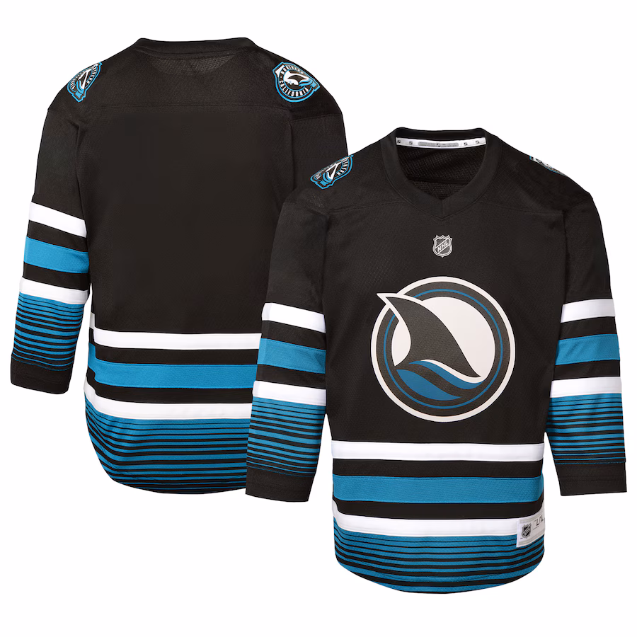 Youth San Jose Sharks Black Alternate Replica Jersey - Jersey