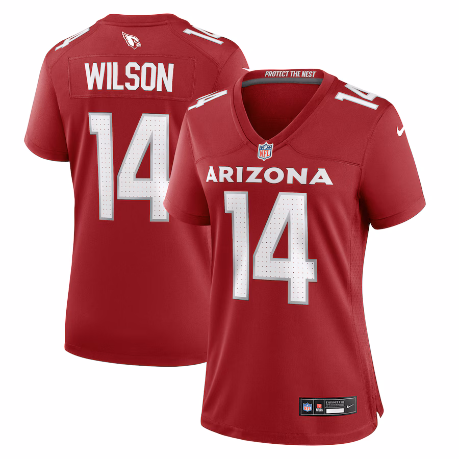 Women's Arizona Cardinals Michael Wilson Nike  Cardinal Team Game Jersey - Jersey