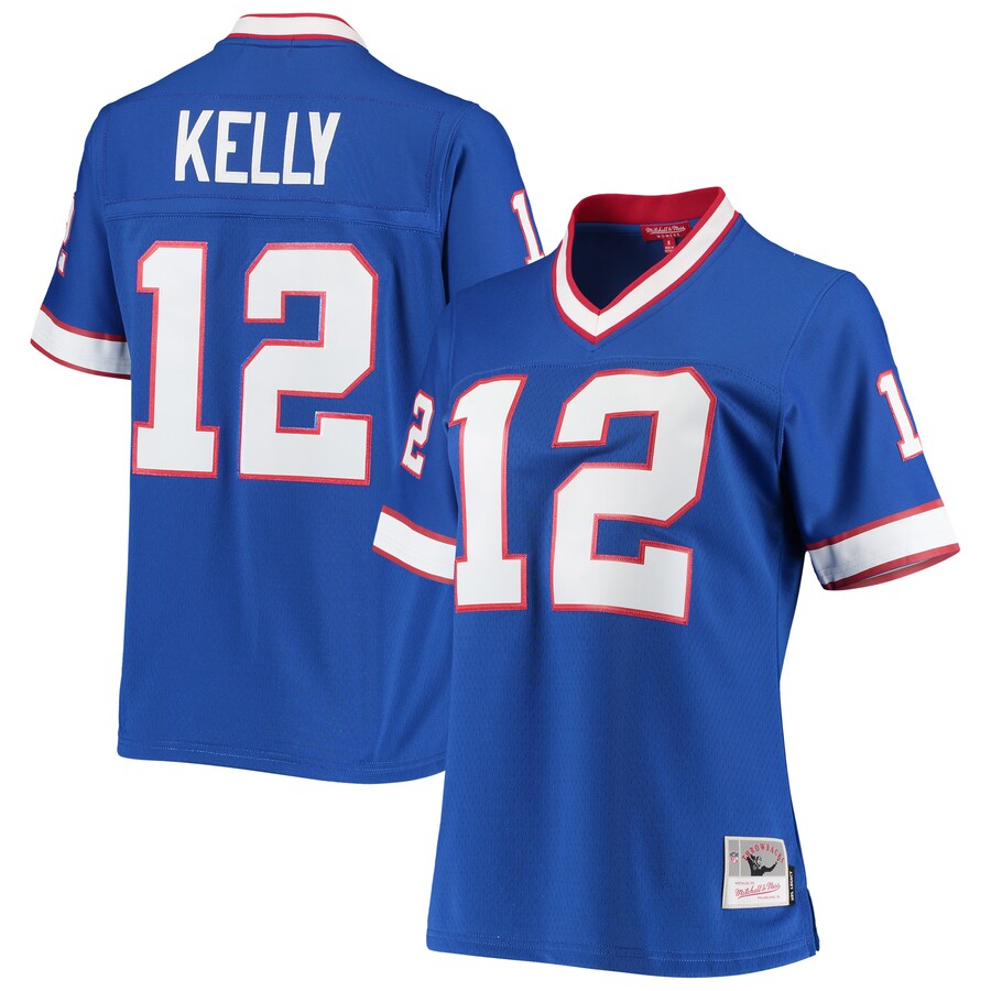Women's Buffalo Bills Jim Kelly Mitchell & Ness Royal 1990 Legacy Replica Jersey - Jersey