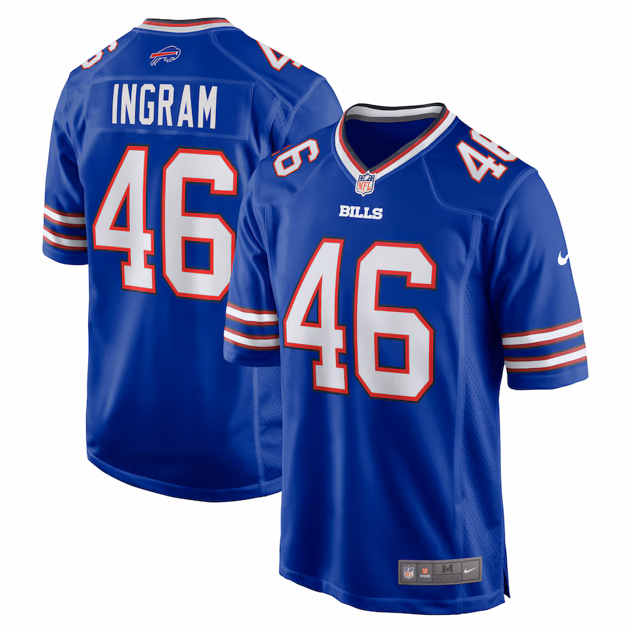 Men's Buffalo Bills Ja'Marcus Ingram Nike Royal Player Game Jersey - Jersey