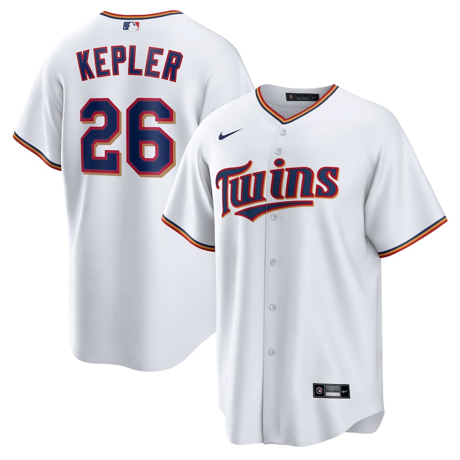 Men's Minnesota Twins Max Kepler Nike White Home Replica Player Jersey - Jersey