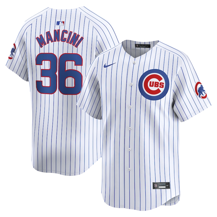 Men's Chicago Cubs Trey Mancini Nike White Home Limited Player Jersey - Jersey