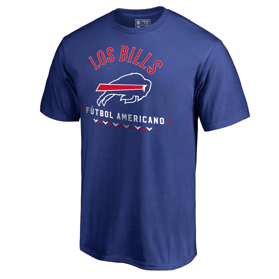 Men's Buffalo Bills Royal Futbol Americano T-Shirt - Jersey