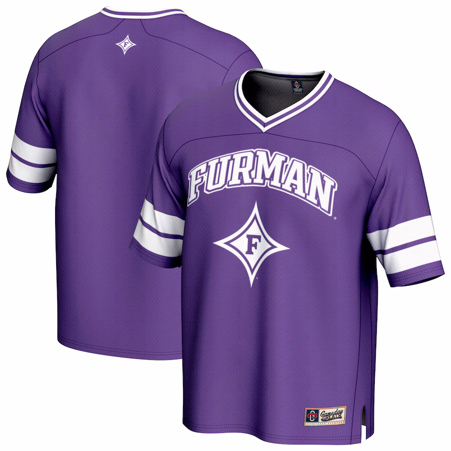 Youth GameDay Greats Purple Furman Paladins Spirit Football Jersey - Jersey