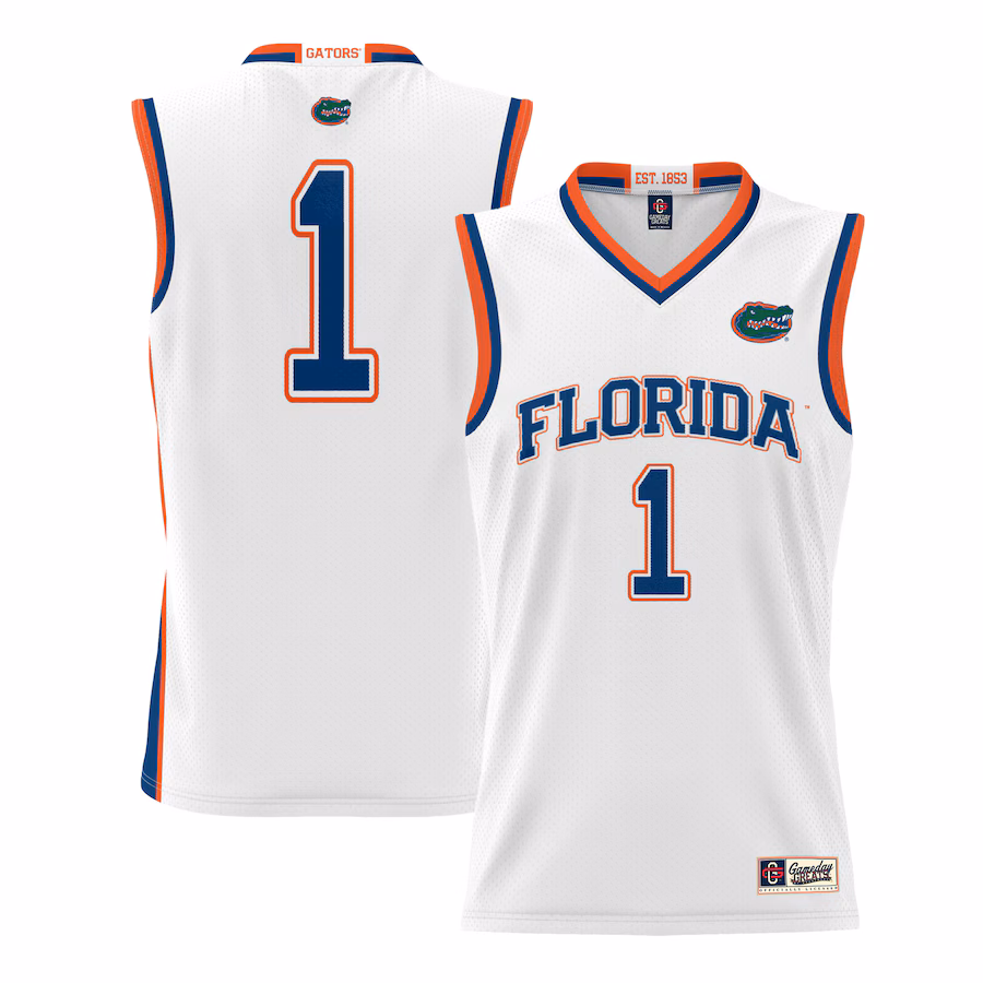 Youth GameDay Greats #70 White Florida Gators Lightweight Basketball Jersey - Jersey