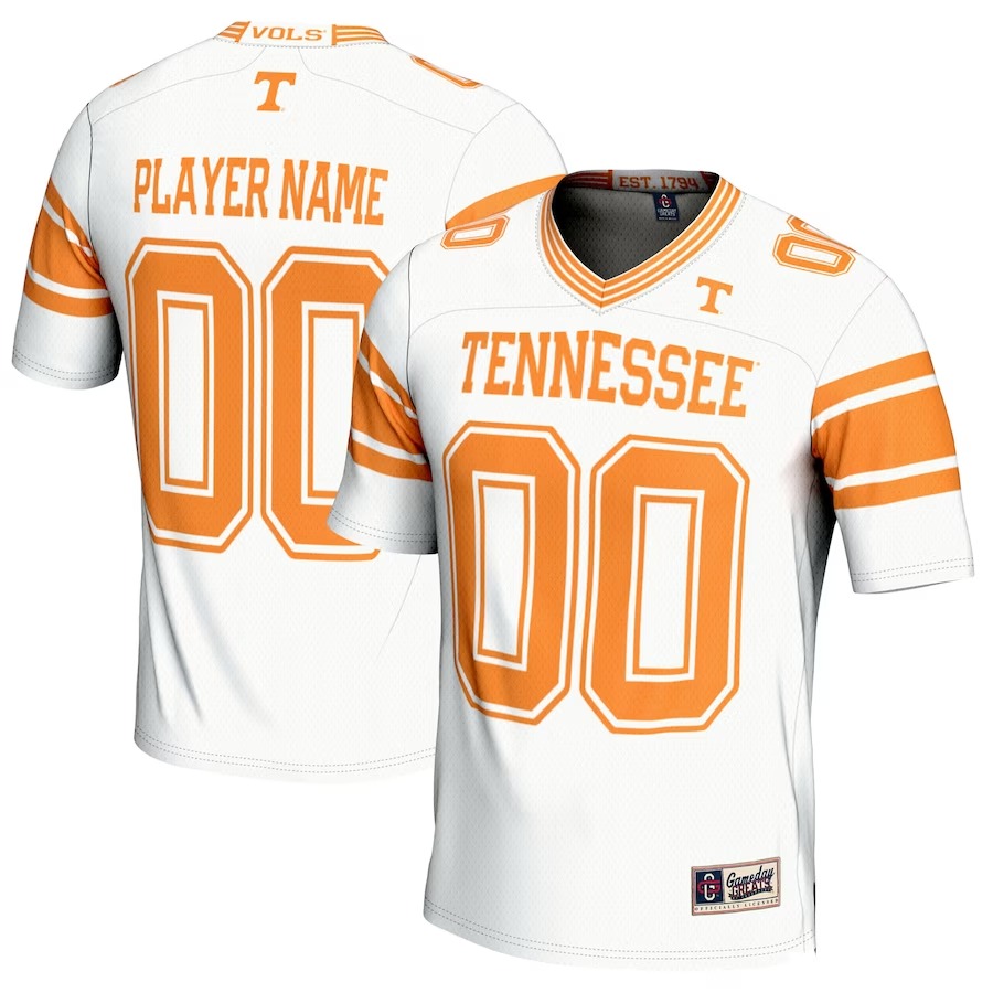 Tennessee Volunteers GameDay Greats Youth NIL Pick-A-Player Football Jersey - White - Jersey