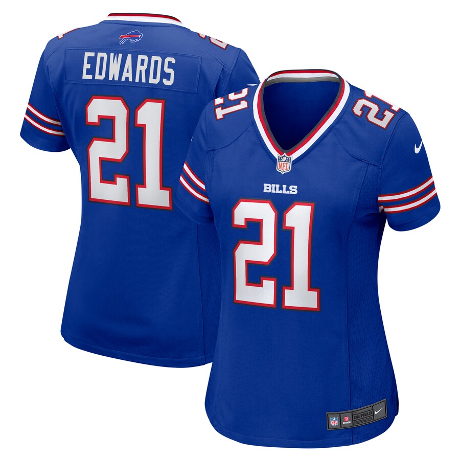 Women's Buffalo Bills Mike Edwards Nike  Royal Team Game Jersey - Jersey