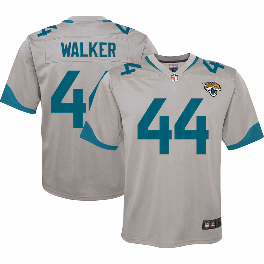 Youth Jacksonville Jaguars Travon Walker Nike Silver Inverted Game Jersey - Jersey