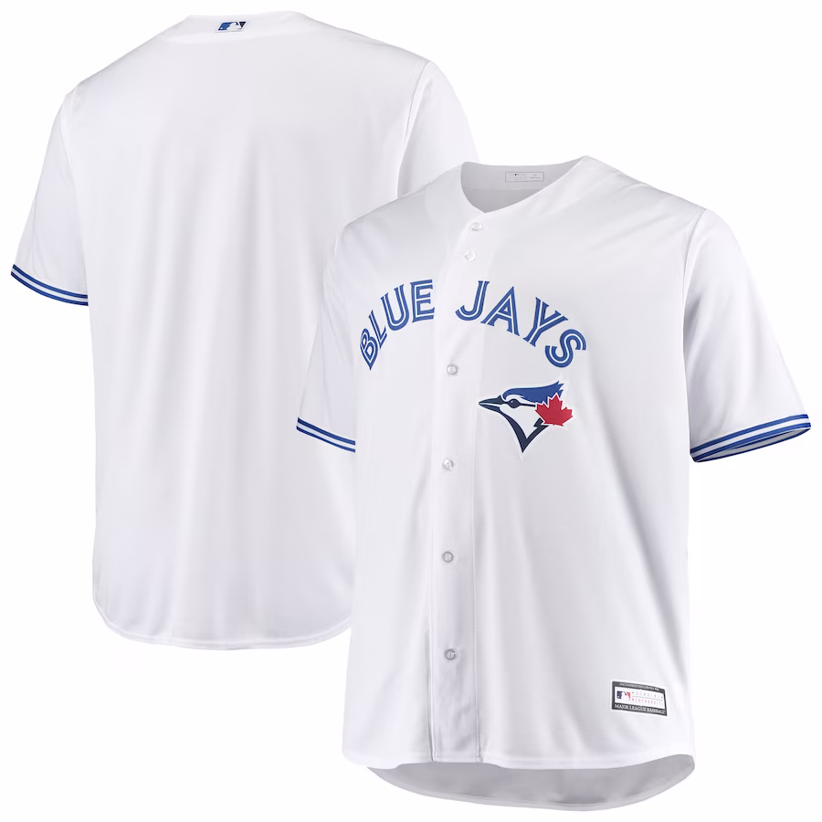 Men's Toronto Blue Jays White Home Replica Team Jersey - Jersey
