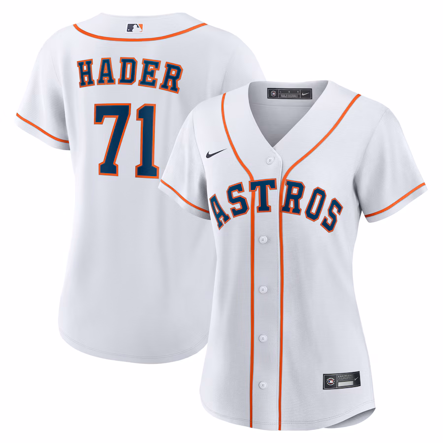 Women's Houston Astros Josh Hader Nike White Home Replica Jersey - Jersey